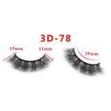 3D Messy High Imitation Mink Hair False Eyelashes