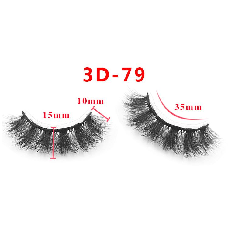 3D Messy High Imitation Mink Hair False Eyelashes