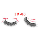 3D Messy High Imitation Mink Hair False Eyelashes