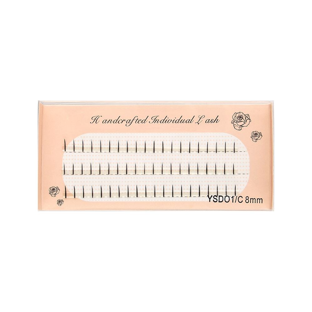 Single Cluster Three Row Natural Simulation Single False Eyelashes