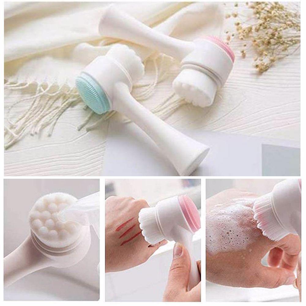 2 Colors Face Brush Bath Brush - MSmakeupoem.com