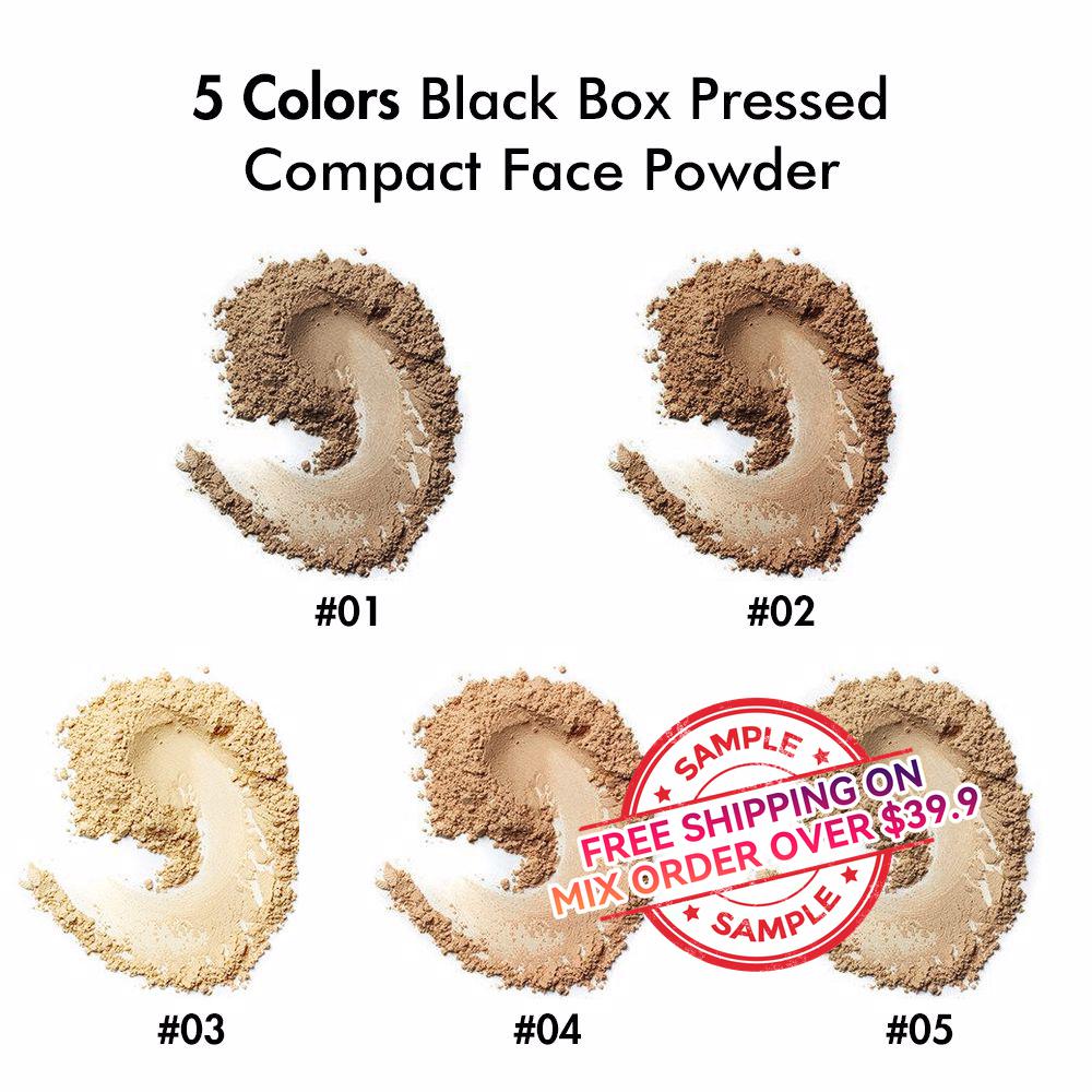 【SAMPLE】5 Colors Pressed Compact Face Powder Matte&Private Label Makeup Powder -【Free Shipping On Mix Order Over $39.9】