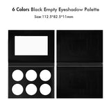 6 colores DIY su propia paleta de sombras de ojos 6 colores DIY su propia paleta de sombras de ojos【20 piezas envío gratis y logotipo de impresión gratis】