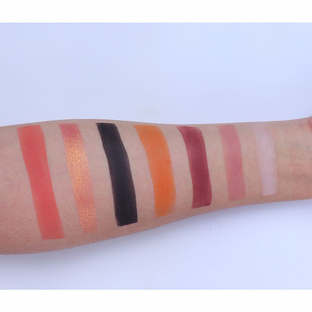 Paleta de sombras de ojos de 15 colores amarillo marrón