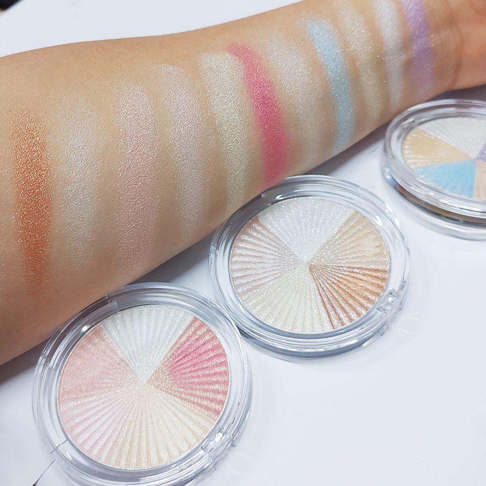 Palette de surligneur de marque privée de maquillage de surligneur de marque en gros