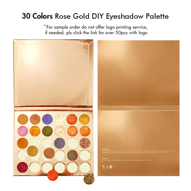Paleta de sombras de ojos DIY de 30 colores al por mayor 【Muestra】