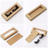 1 Pair 3D Imitation Mink Hair False Eyelashes With Square gold Box - MSmakeupoem.com