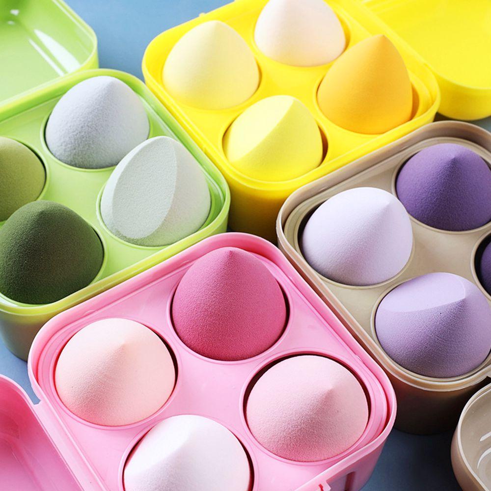 4pcs Beauty Eggs with Colorful Boxes / 4 in 1 Makeup Eggs