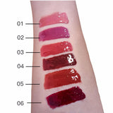 6 Colors Pink Lid Mirror Lip Gloss