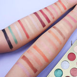 Paleta de sombras de ojos doradas de 24 colores