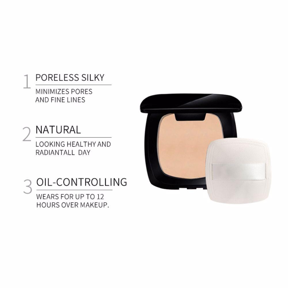 2 Colors Soft Makeup Powder Compact - MSmakeupoem.com