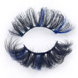 25mm fried hair colorful fluffy exaggerated imitation mink false eyelashes