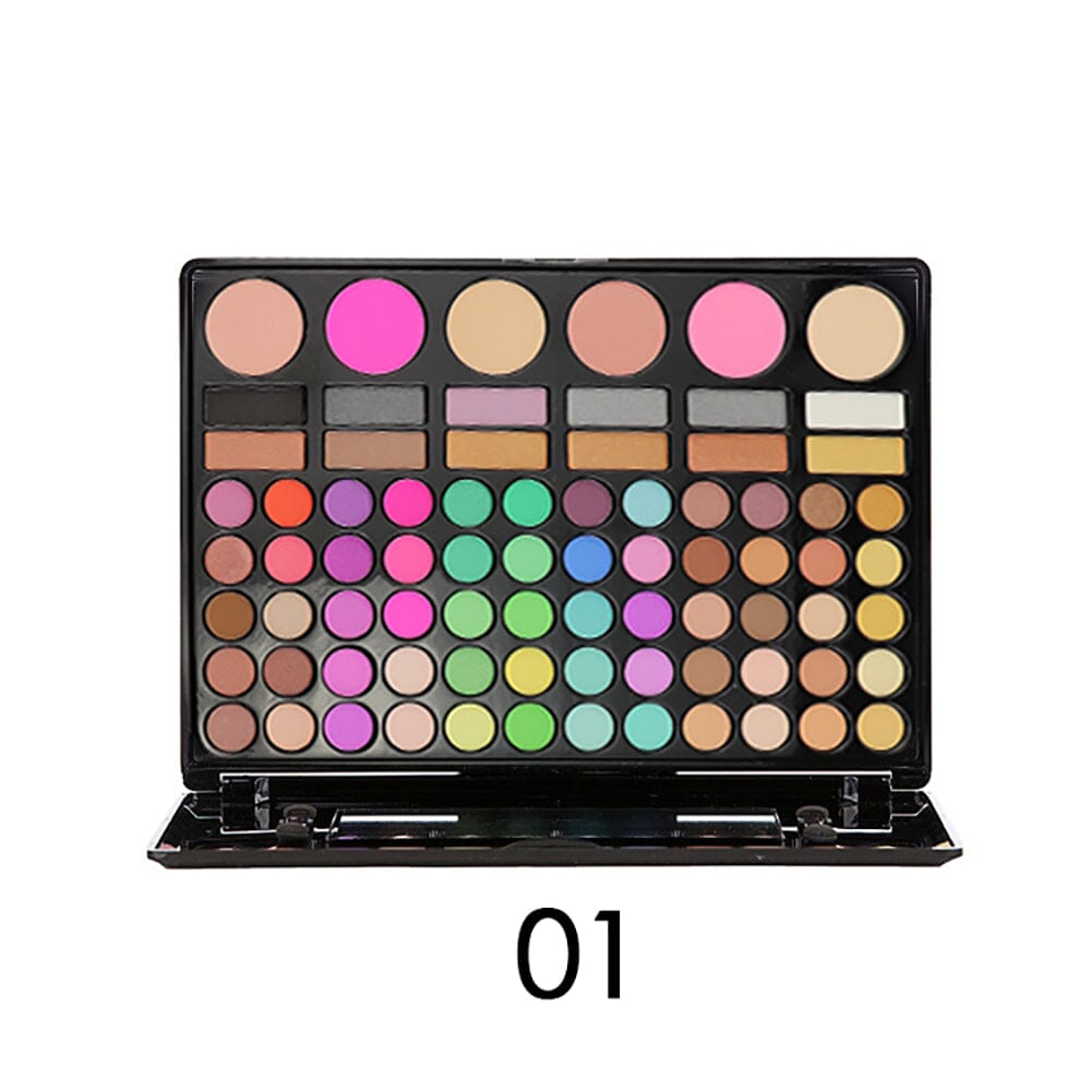78 Colors Black Makeup Palette