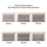 Single Cluster Octopus Thick Natural Simulation False Eyelashes