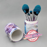【SAMPLE】10 pcs Colorful Diamond Handle Makeup Brushes With Bag -【Free Shipping On Mix Order Over $39.9】