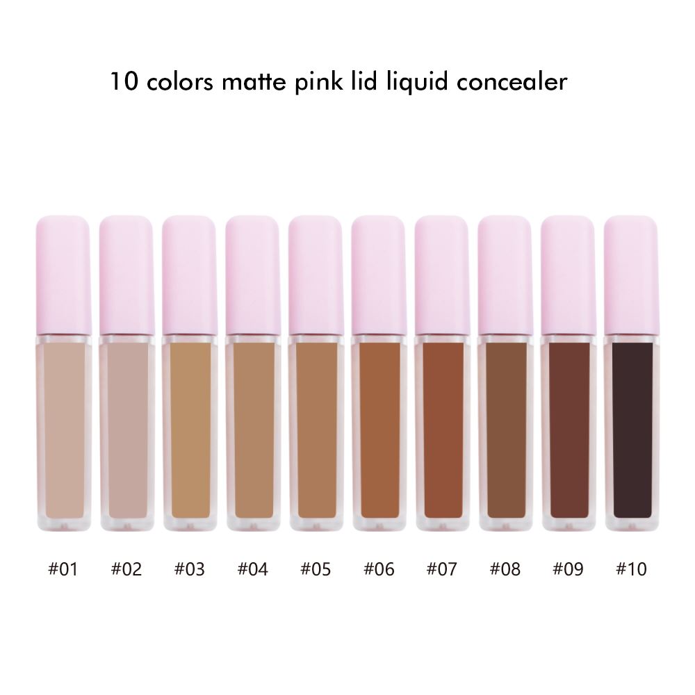 Correctores líquidos de tapa rosa de 10 colores