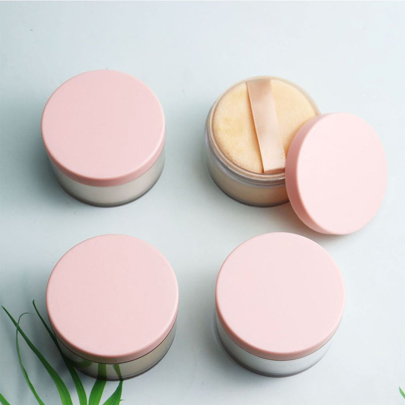 10 colours pink lid setting powder with black boxes