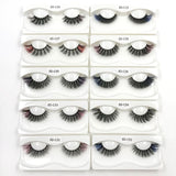 Colorful Imitation Mink Hair 18mm Fried Hair False Eyelashes