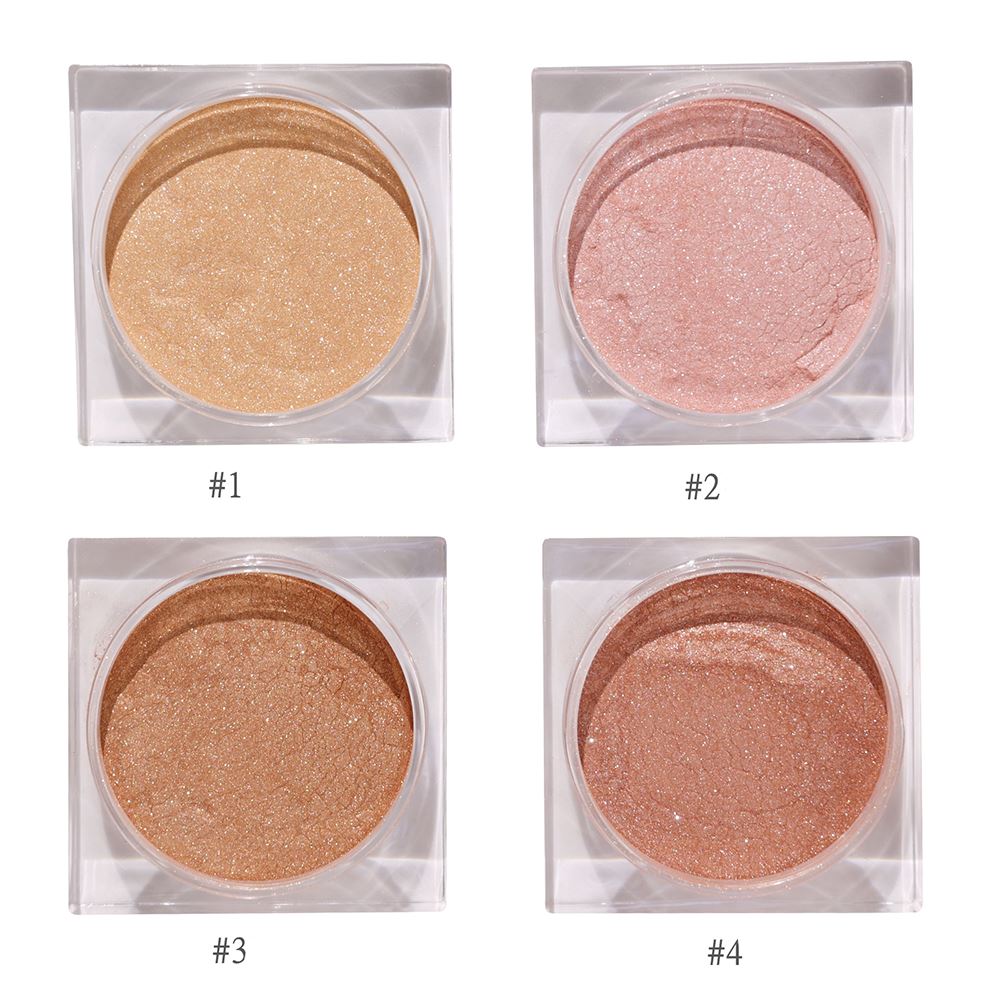 4 color square box highlighting powder