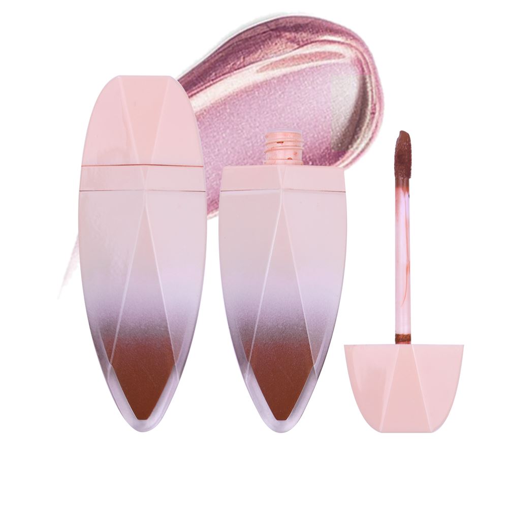34 colors Pink leaf gradient tube lip gloss(#1-#22)