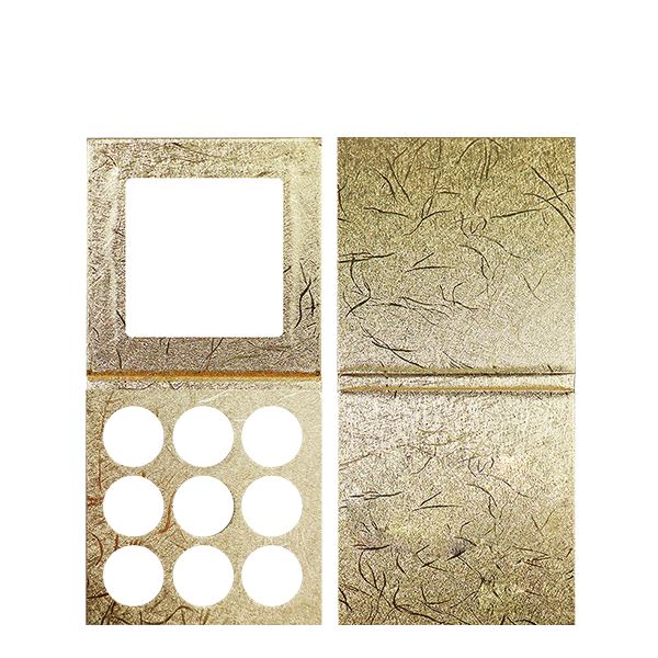 Paleta de sombras de ojos personalizada de 9 colores【50pcs】