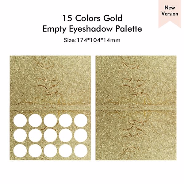 15 Colors Custom Eyeshadow Palette【50pcs】 - MSmakeupoem.com