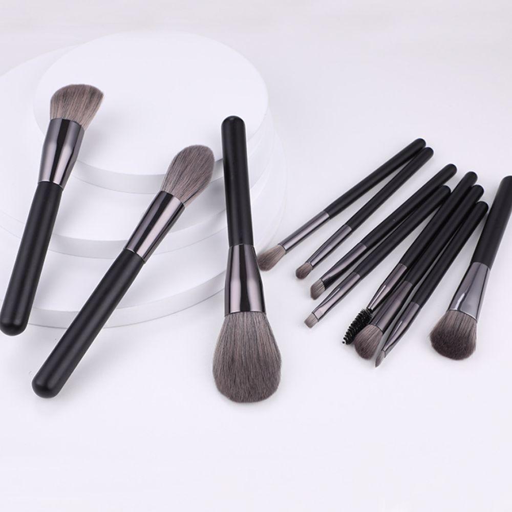 Private Label Cosmetic Brush Sets / Facial Makeup Brushes Set 11pcs