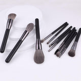 Private Label Cosmetic Brush Sets / Facial Makeup Brushes Set 11pcs