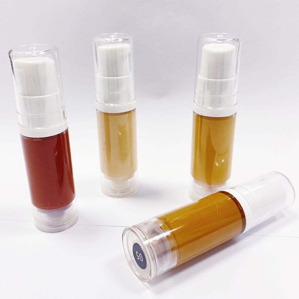 【Livraison gratuite】 Ensemble d'échantillons de 20 pièces Ensemble complet de fond de teint liquide crémeux et de poudre compacte pressée