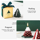4 tipos de velas de hielo con aroma a árbol de Navidad
