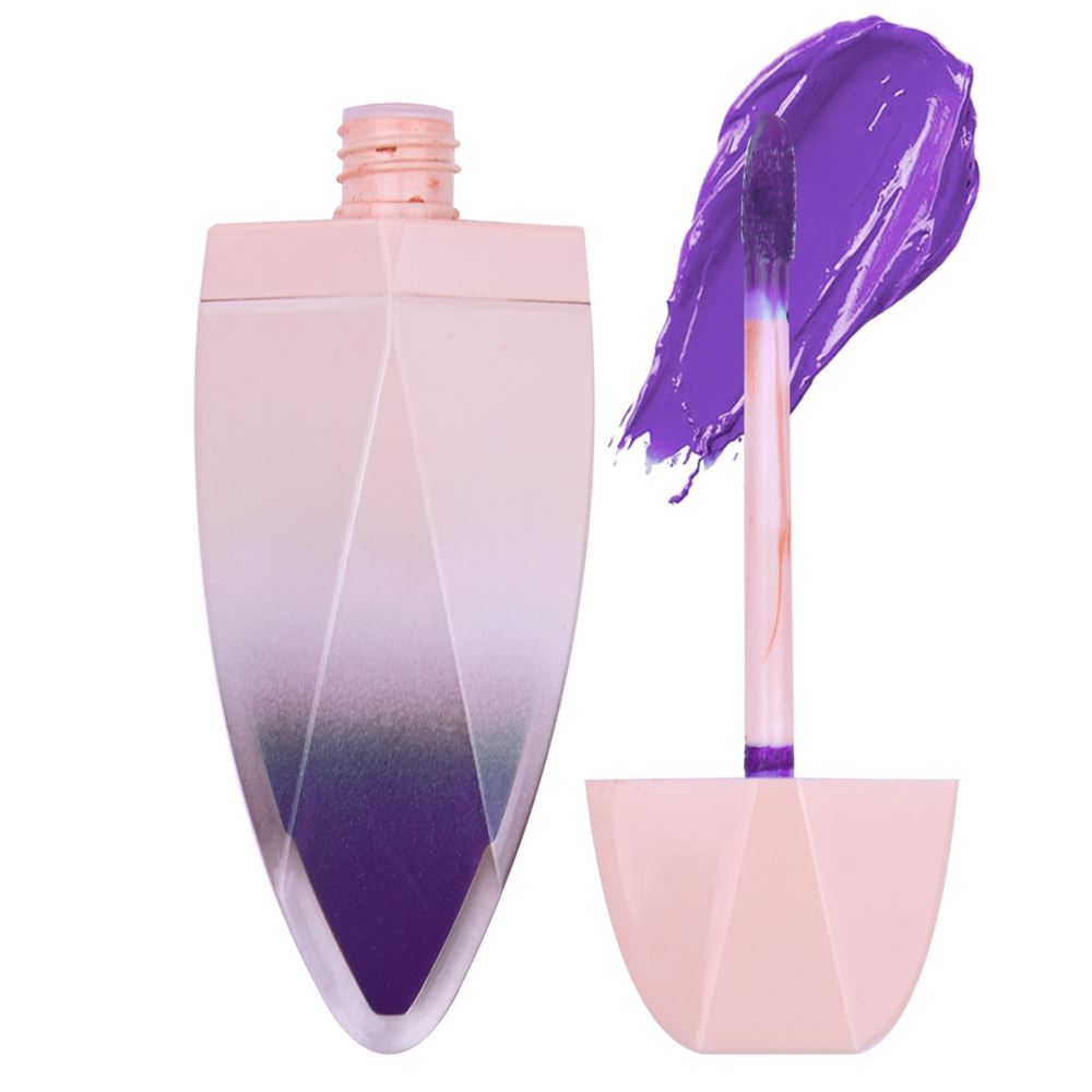 Barra de labios líquida de tubo degradado de hoja rosa mate antiadherente de 39 colores (# 31-39)