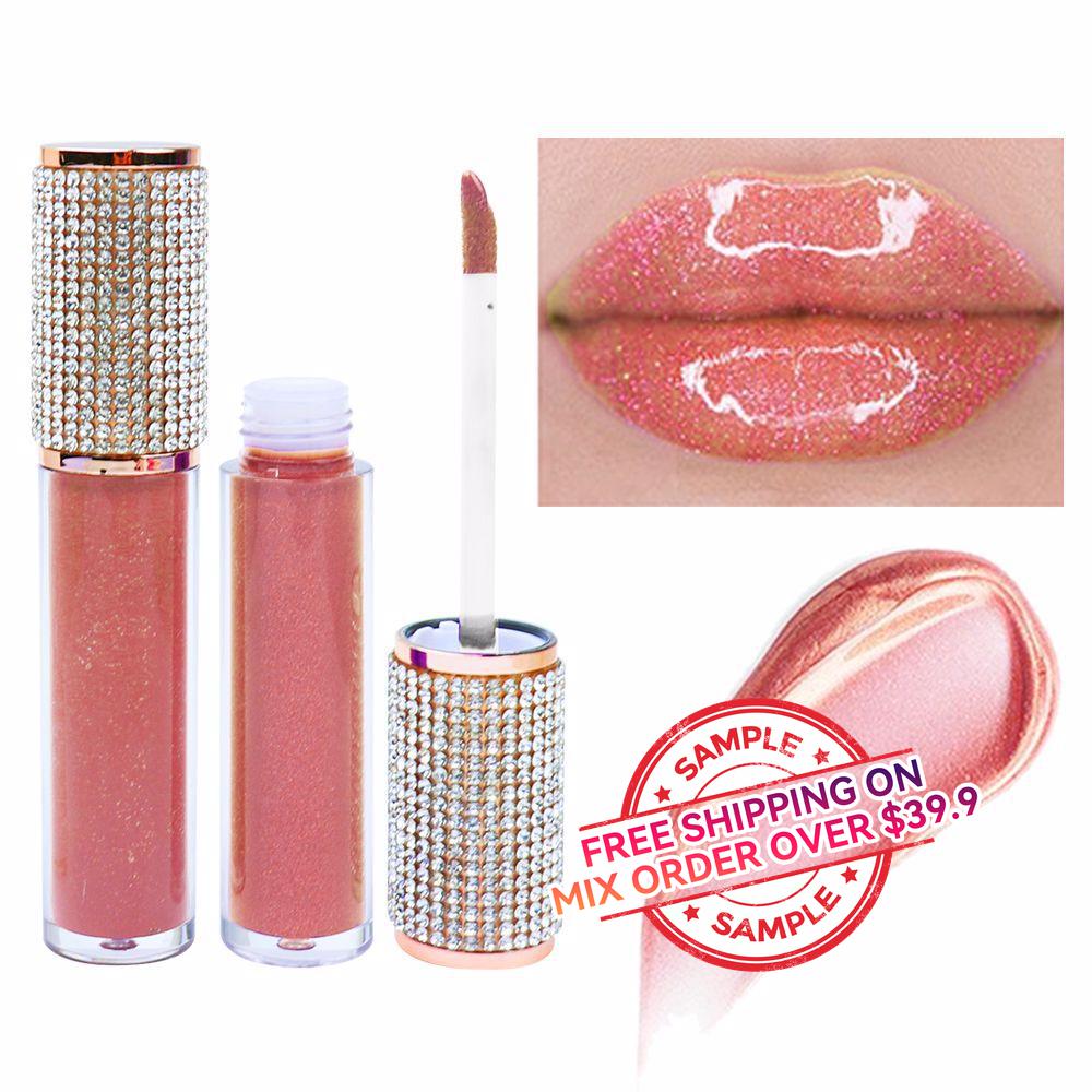 【SAMPLE】34 Colors Diamond Lid Lip Gloss 【Free Shipping On Mix Order Over $39.9】