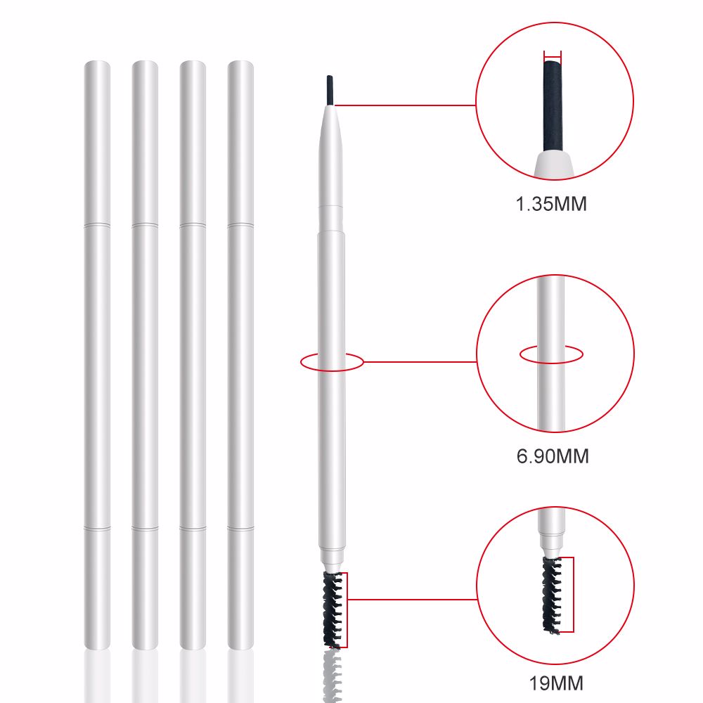 6 Colors Ultra-fine Eyebrow Pencil with White Box