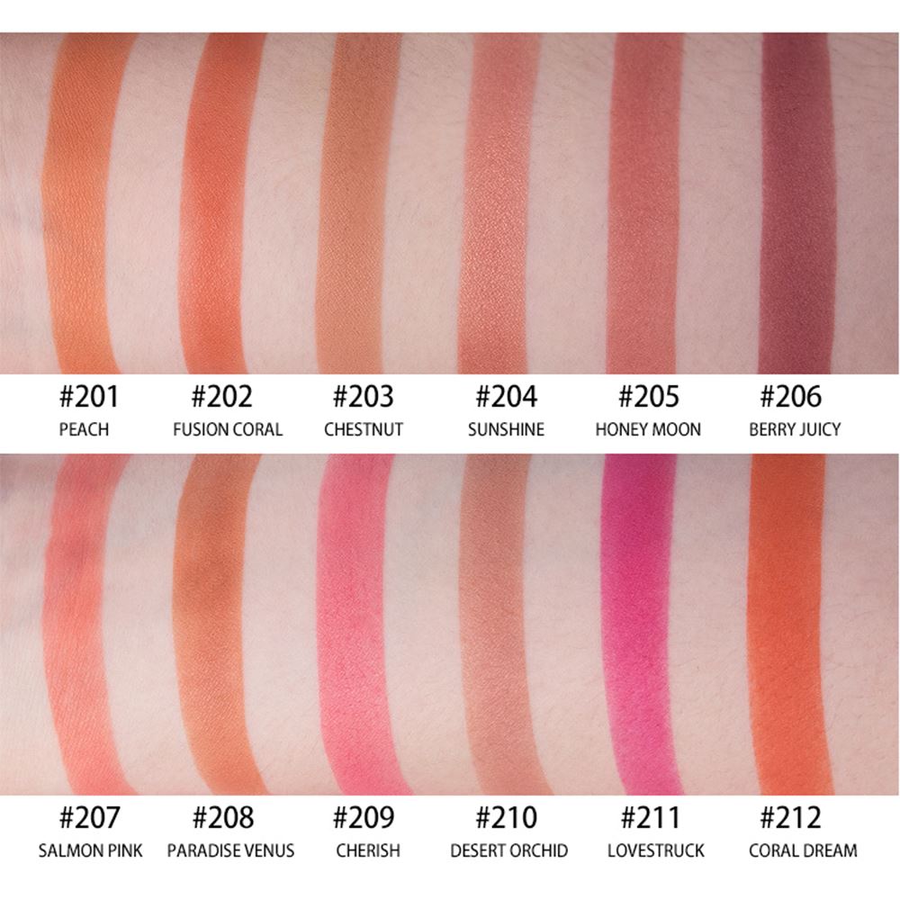 12 color blusher