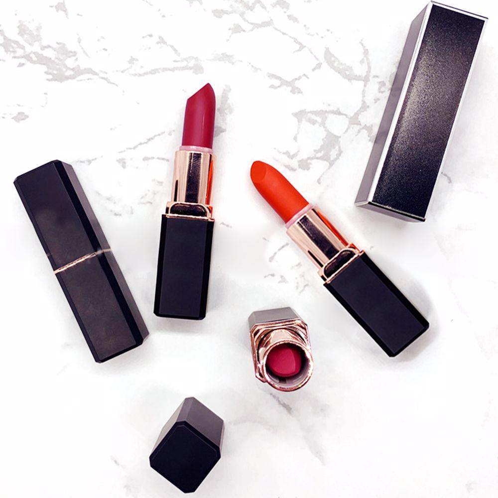 16 Colors Black Tube Matte Longlasting Lipstick - MSmakeupoem.com