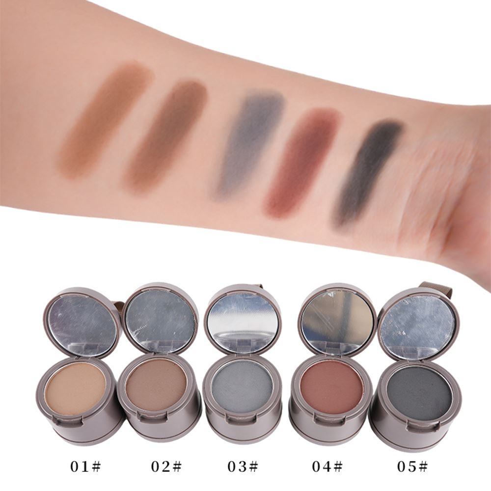 3 colores Stamp Eyebrow Powder Hairline Powder para contornear