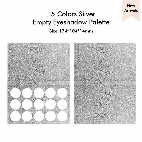 15 Colors Custom Eyeshadow Palette【50pcs】 - MSmakeupoem.com
