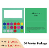 18  Colors Green Eyeshadow Palette 【50pcs】