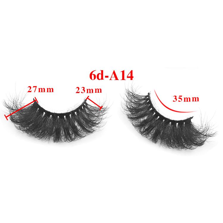 6D messy high imitation mink hair thick eyelashes