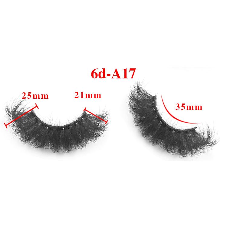 6D messy high imitation mink hair thick eyelashes