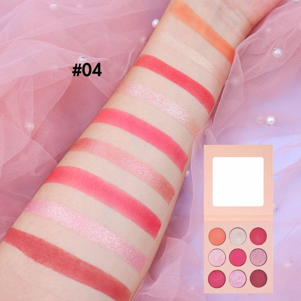 Paleta de sombras de ojos de 9 colores Highpigment