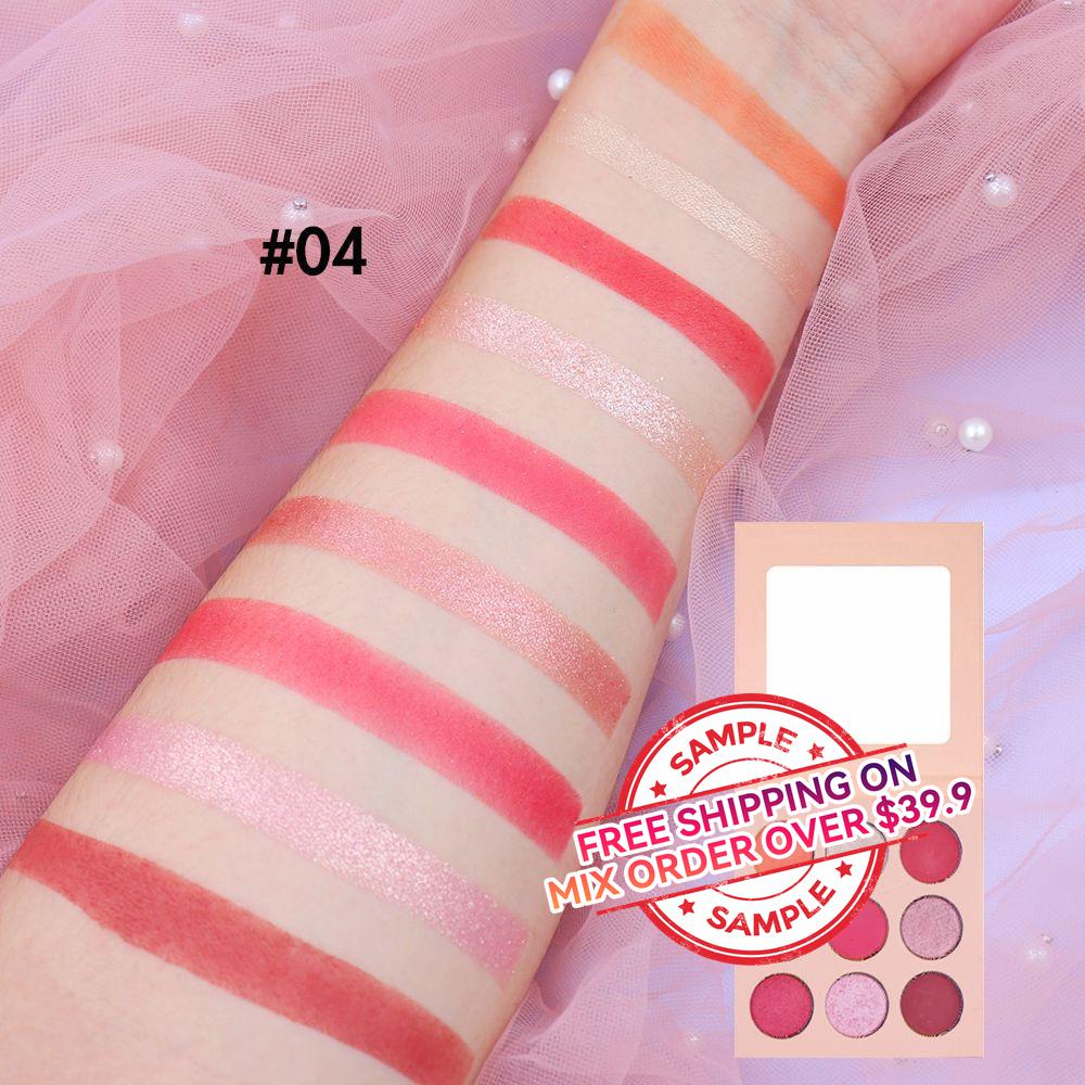 【SAMPLE】9 Color Highpigment Eyeshadow Palette -【Free Shipping On Mix Order Over $39.9】