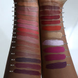 25 Color White Square Cover Large Brush Head Matte Liquid Lipstick