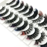 Colorful Imitation Mink Hair 18mm Fried Hair False Eyelashes
