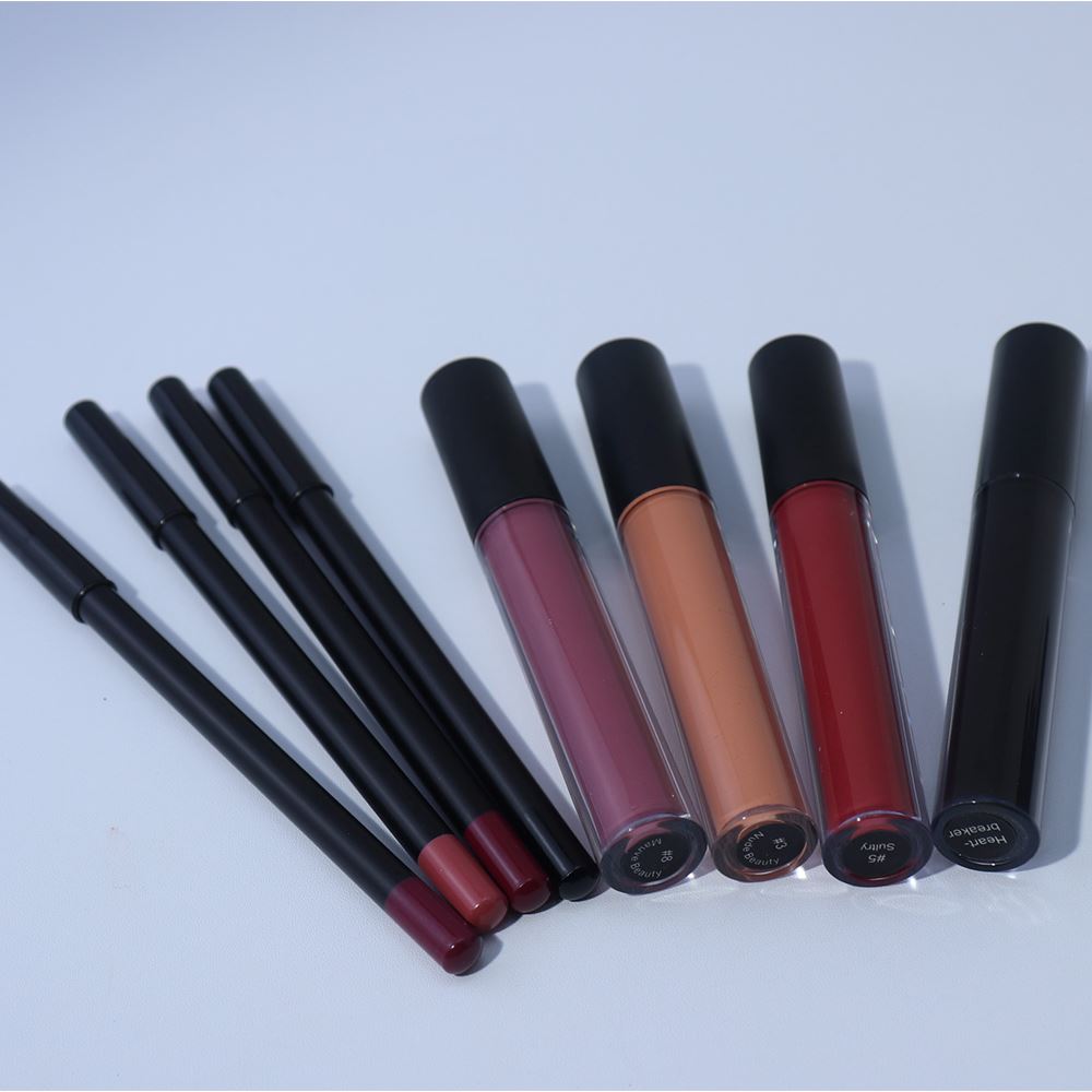 21 colors liquid lipstick & lip liner set