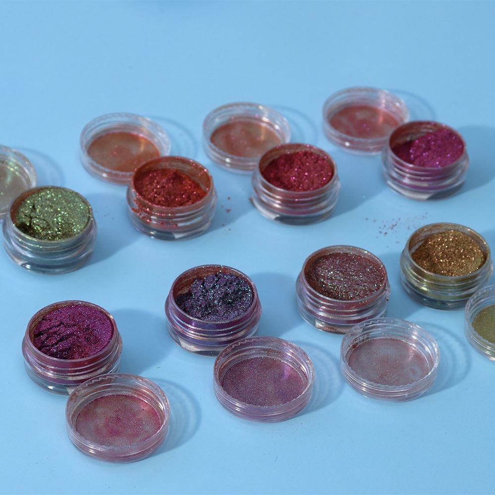 Sombra de ojos en polvo con degradado de 9 colores