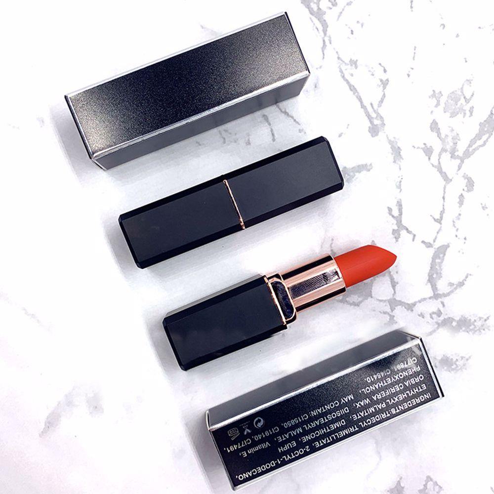 16 Colors Black Tube Matte Longlasting Lipstick - MSmakeupoem.com
