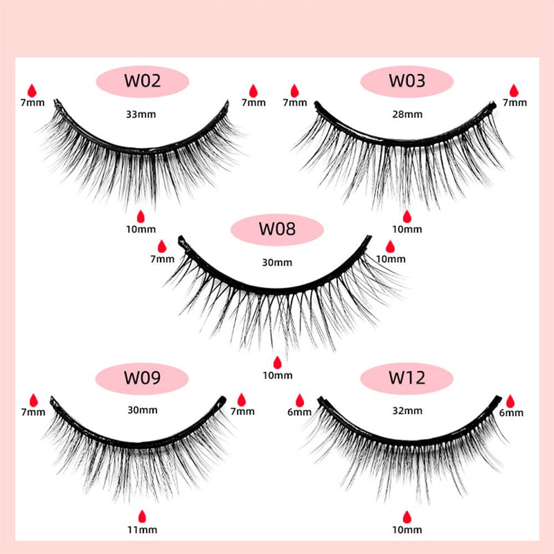 Reusable Self-Adhesive Eyelashes(2pcs)