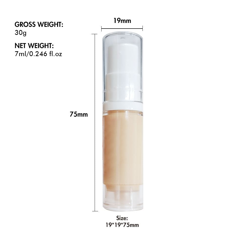 【Livraison gratuite】 Ensemble d'échantillons de 20 pièces Ensemble complet de fond de teint liquide crémeux et de poudre compacte pressée