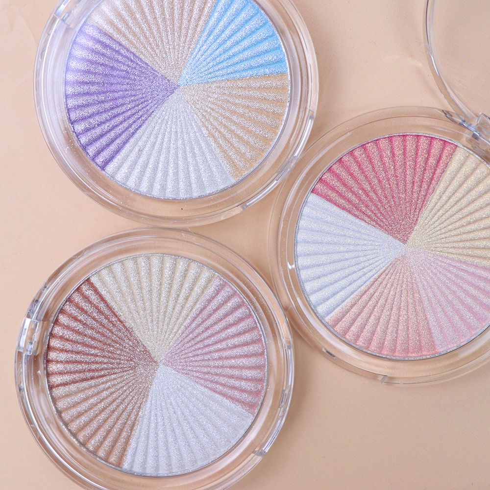 Palette de surligneur de marque privée de maquillage de surligneur de marque en gros